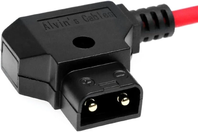 Alt view image 2 of 5 - Atomos Ninja V Power Cable Dtap to Locking DC 2.1 Coiled Cable for Blackmagic Video Assist, for Hollyland Mars 400S, Ultra Soft