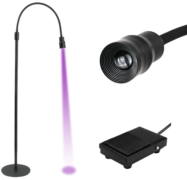 Main image of UV Light for Lash Extension, Adjustable Lash Lamp, LED Foot Pedal UV Gel Curing Light