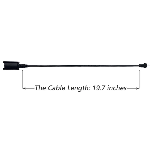 Alt view image 4 of 4 - 2 Pin Male to 5 Pin Female Conversion Cable Replacement Compatible with Timotion TBB3 Li-ion Battery TP2 Power Supply
