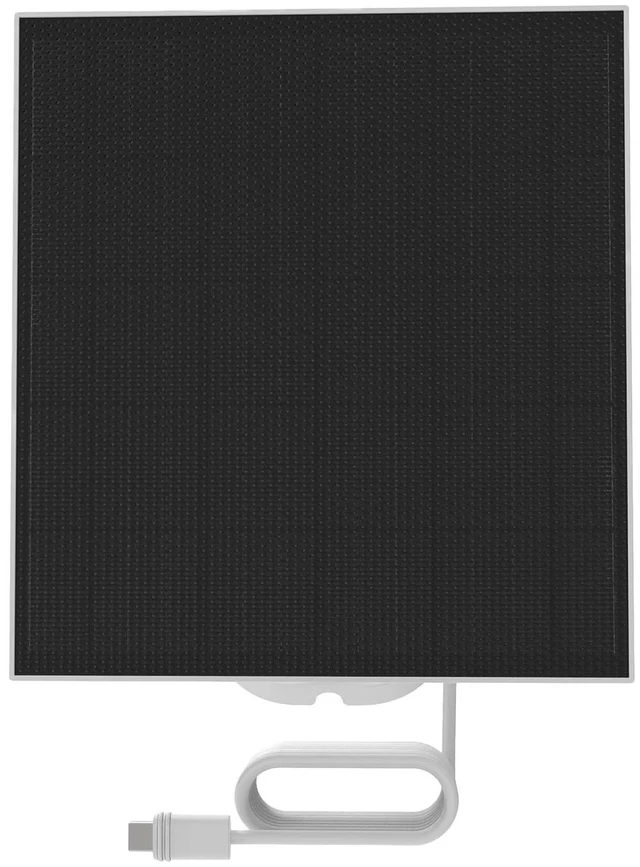 Main image of myQ Solar Panel for myQ Outdoor Battery Camera, 6.5 Foot (2m) USB-C Cable, Waterproof, 3.8W and 5V, 360° Rotation & 180° Tilt