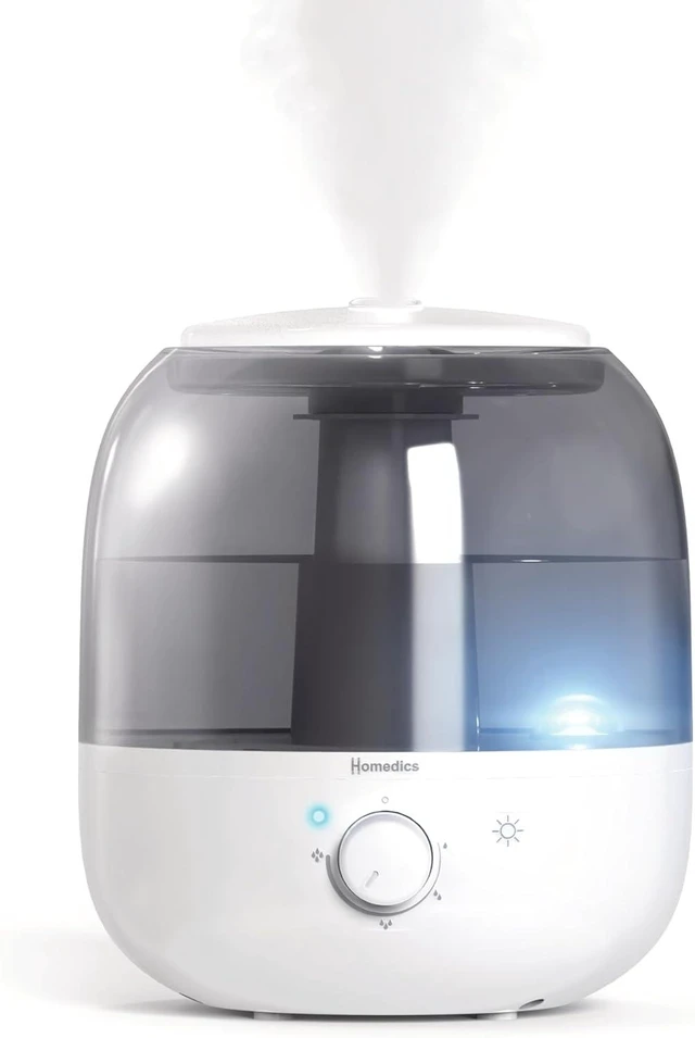 Main image of Ultrasonic Top Fill Humidifier, Cool Mist, 360° Nozzle, Up to 25 Hour Runtime, for Large Room, Bedroom, Nursery, Plants