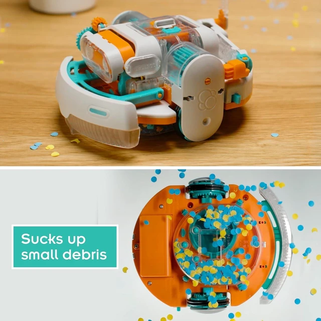 Alt view image 3 of 3 - Dusty Robot Vacuum Cleaner STEM Kit | Build a Desktop Robotic Vacuum with Sensors, Explore Robotics, Engineering & Mechanical Devices, Fun Gift for Ages 8+ or Adults