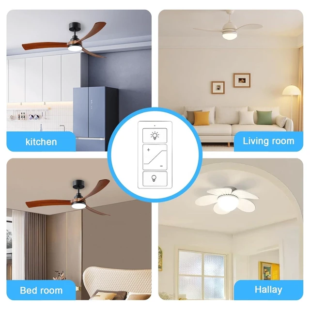 Alt view image 3 of 3 - Dimmer Switch, Remote Light Switch with Wireless Remote Control, Single Pole Smart Wireless Light Switch Support 2.4G&5G Compatible with Alexa