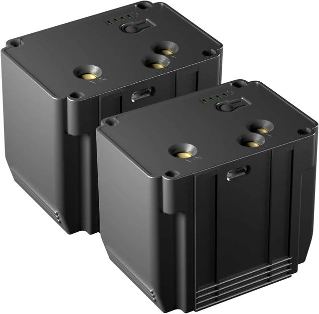 Main image of 2 Pack Replacement Battery for Cellular Security Camera Rechargeable Lithium-Ion Battery Compatible with Defend Cellular Security Camera