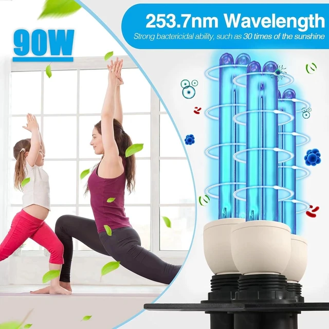 Alt view image 5 of 7 - UV Light for AC System, UV-C lamp for Whole House, Germicidal Duct Uv Light Hvac uv light (90, watts)