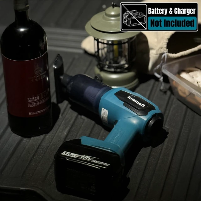 Alt view image 2 of 7 - 3 in 1 Handheld Car Vacuum Compatible with Makita 18V Battery with 21000pa Strong Suction, Handheld Vacuum Cordless & Blower with 200W Brushless Motor, Mini Vacuum Cleaner for Car, Home (No Battery)