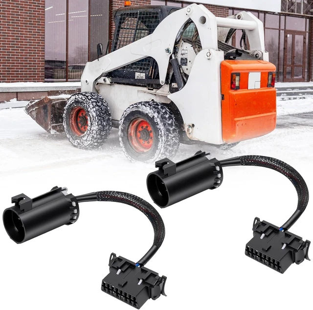 Alt view image 7 of 12 - OBD2 Diagnostic Adapter Connection Harness Compatible for Bobcat Service Analyzer v90, OBD2 Diagnostic Connector Tool - Black 2PCS