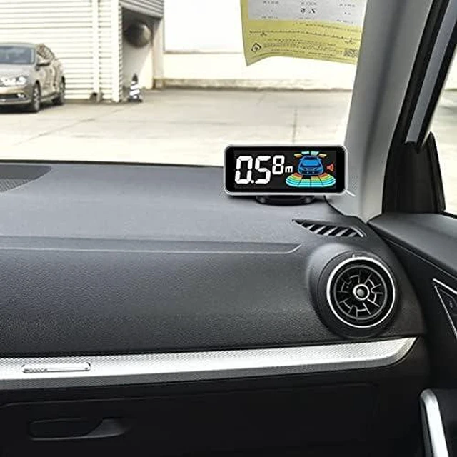Alt view image 3 of 7 - Backup Parktronic System Car Auto Vehicle Reverse with 8 Parking Sensors kit Distance Detection LCD Distance Display Sound Warning