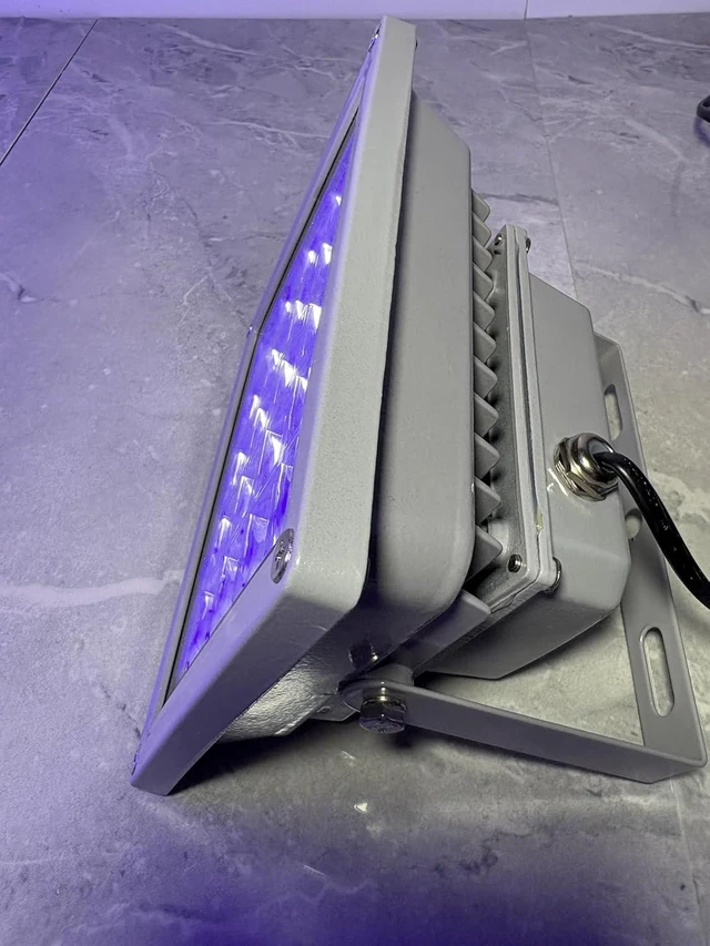 Alt view image 3 of 7 - 200W Equivalent High-Power UV Curing Light for Resin 3D Printing, 405nm UV LED Light for Ultra-Fast Curing, Professional DIY Curing Station for SLA/DLP/LCD