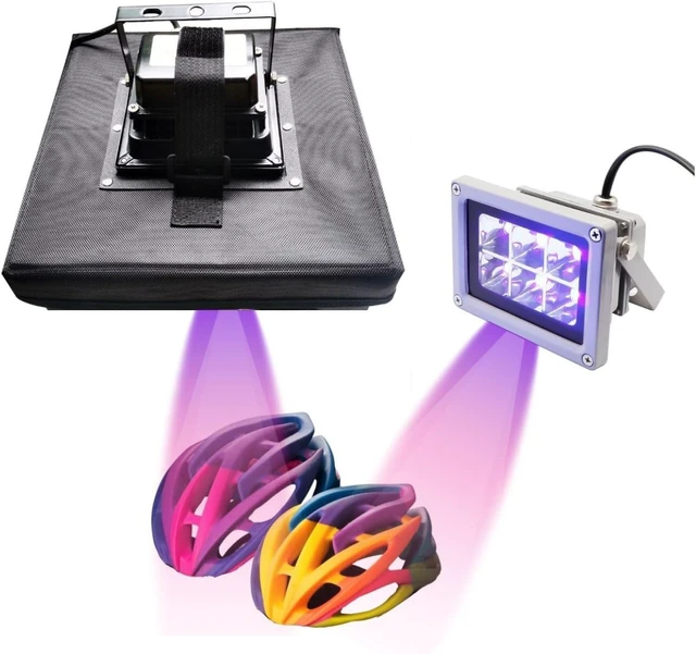 Alt view image 4 of 7 - 200W Equivalent High-Power UV Curing Light for Resin 3D Printing, 405nm UV LED Light for Ultra-Fast Curing, Professional DIY Curing Station for SLA/DLP/LCD