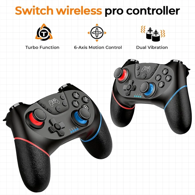 Alt view image 3 of 7 - Pro Controllers Accessories Bundle for Switch 2 17 in 1: Carrying Case, Dockable Protective Case, Joy-con Grips, Steering Wheels, Screen Protectors, Game Card Case, Thumb Grips for Switch 2