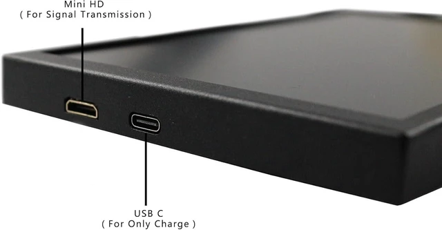 Alt view image 7 of 7 - 8 Inch Small Mini LCD Monitor 1280x800 IPS Screen Display for PC Case DIY Building/Laptop/Computer with Video Input