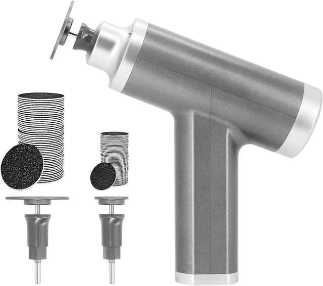 Main image of Upgraded Electric Callus Remover for Feet 4500rpm, Professional Electric Foot Callus Remover Foot Sander Pedicure File with 2 Interchangeable Heads and Replaceable Sandpaper Discs