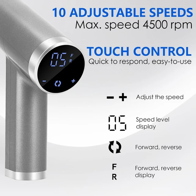 Alt view image 5 of 7 - Upgraded Electric Callus Remover for Feet 4500rpm, Professional Electric Foot Callus Remover Foot Sander Pedicure File with 2 Interchangeable Heads and Replaceable Sandpaper Discs