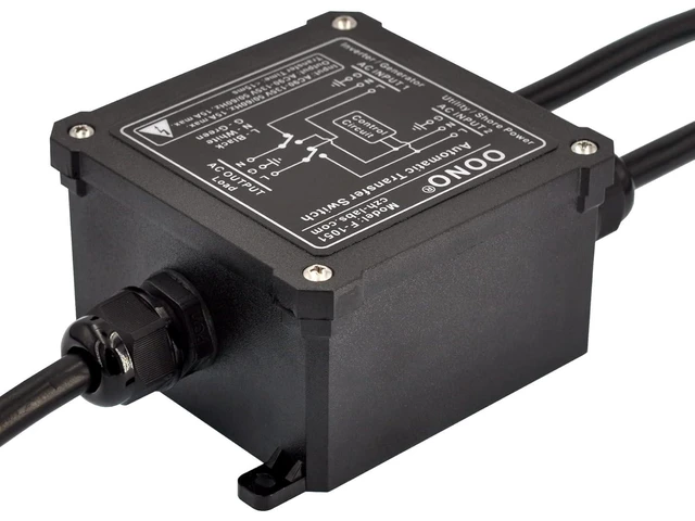 Alt view image 4 of 7 - AC120V 15Amp Automatic Transfer Switch, ATS Auto Transfer Switch (NEMA 5-15P/R)