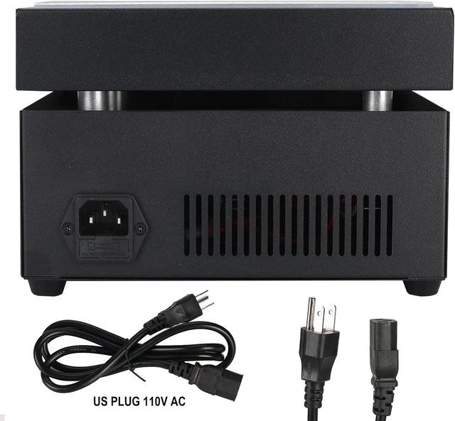Alt view image 5 of 7 - 110V 850W LED Digital Electric Hot Plate, 30-400°C Soldering Preheating Station for PCB SMD LED Rework Lab