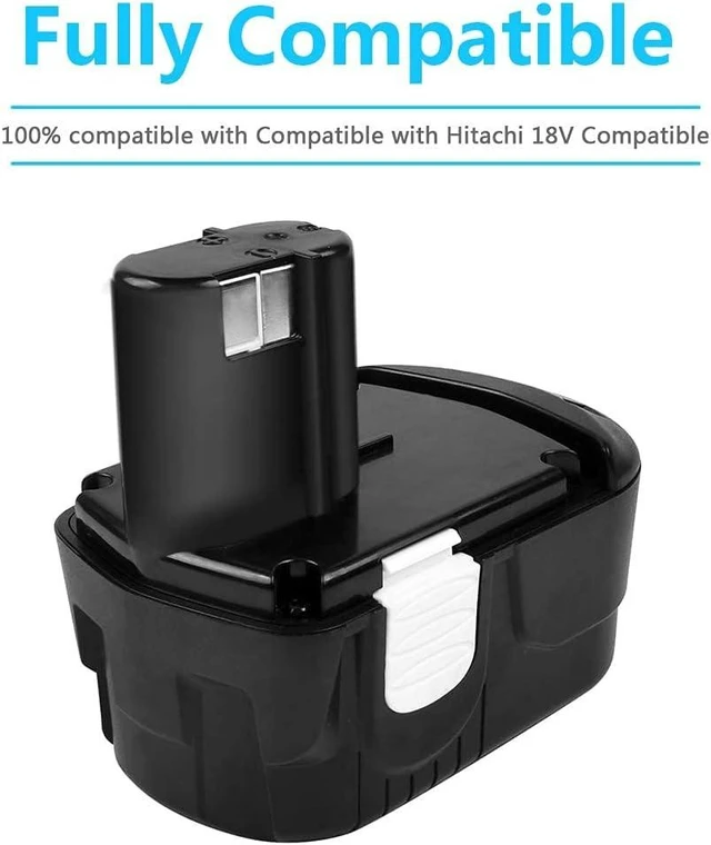 Alt view image 5 of 7 - Upgraded2Pack 3500mAh Replacement for Hitachi 18V Battery EB1814SL EB1820L EB1812S EB1820 EB1824L EB1830HL DS18DVF3 DS18DFL C18DL DV18DMR WR18DMR UB18DL WR18DL Compatible with 18 Volt Cordless Tools