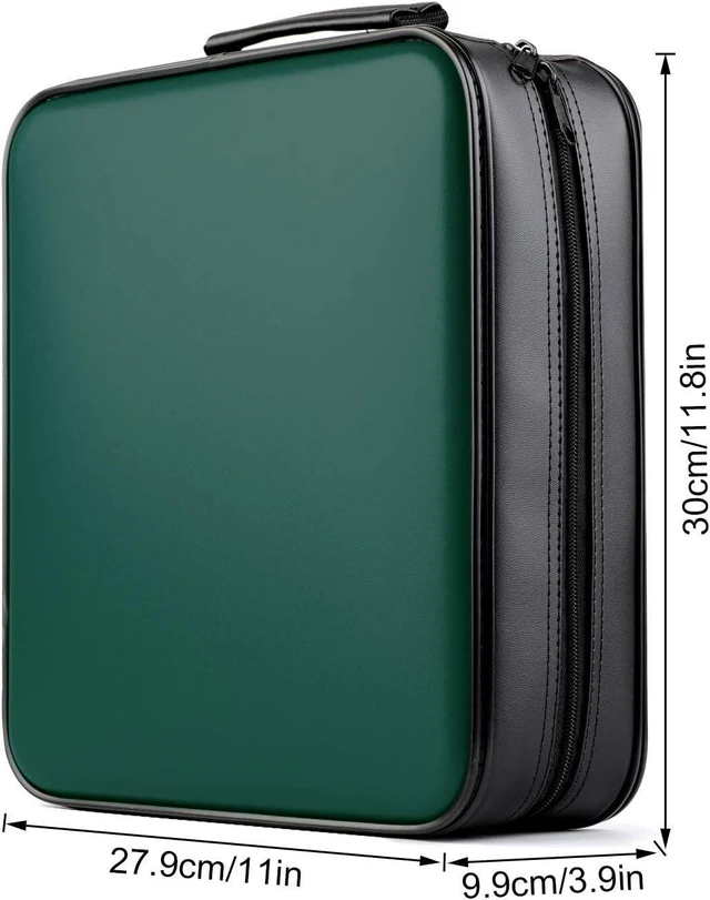 Alt view image 2 of 6 - CD Case DVD Holder Storage: 320 Capacity DVD Cases Organizer Plastic Carrying Binder Wallet Storage for Home Travel