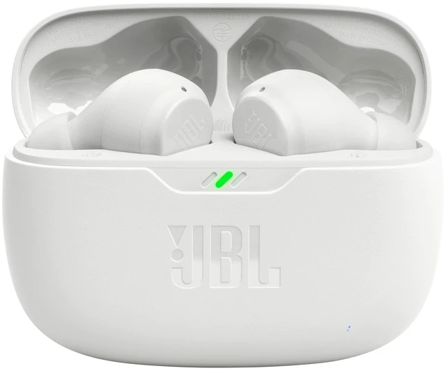 Alt view image 9 of 14 - Vibe Beam - True Wireless Earbuds - White | Deep Bass Sound, Comfortable fit, Up to 32 8h 24h total hours of battery life with speed charging