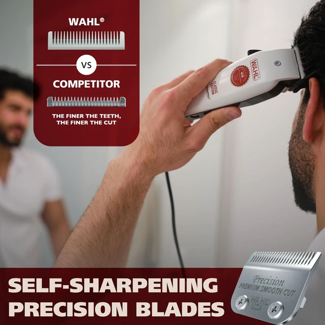Alt view image 10 of 14 - USA Classic Edition Corded Hair Clipper & Cordless Battery Trimmer | At Home Corded Haircutting Kit For Men, Women & Children, Powerdrive Motor For Smooth Haircutting, Fade Lever Model 3029167