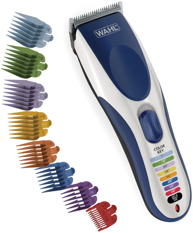 Alt view image 8 of 14 - Color Pro Cordless Rechargeable Hair Clipper & Trimmer, Color Guards | Cordless At-Home Haircuts For Men, Women & Children With Easy Match Color Coded Guide Combs Model 9649P