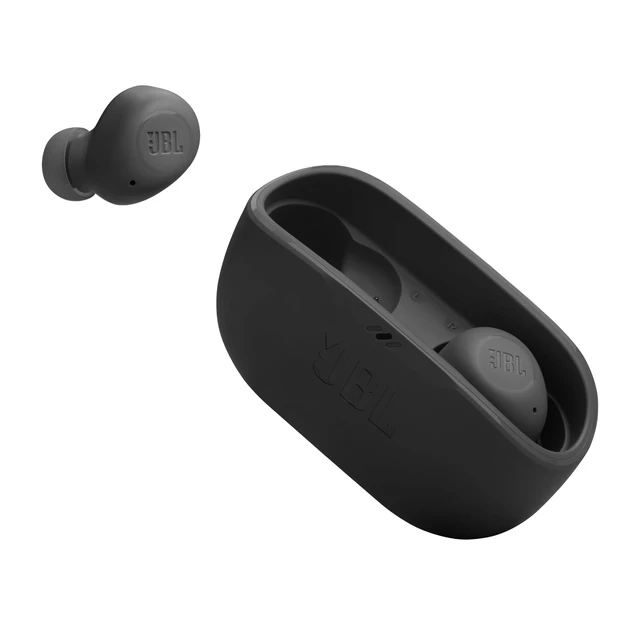 Alt view image 7 of 12 - Vibe Buds - True Wireless Earbuds - Black | Deep Bass Sound, Comfortable fit, Up to 32h (8h buds + 24h case) with speed charging