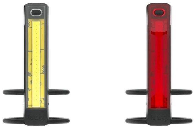 Alt view image 7 of 12 - Plus Twinpack USB Rechargeable Front & Rear Bike Light Black | USB rechargeable front and rear light set with 450 m visibility, IP66 waterproof and versatile mounting