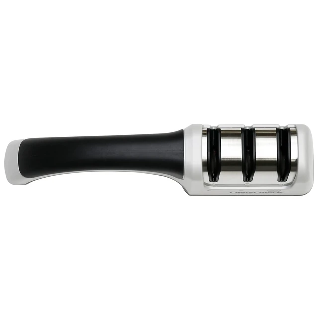 Alt view image 9 of 14 - Manual Knife Sharpeners for 15- and 20-Degree Straight-Edge and Serrated Knives with Diamond Abrasives Precise Angle Control & Compact Footprint, 2-Stage, Gray
