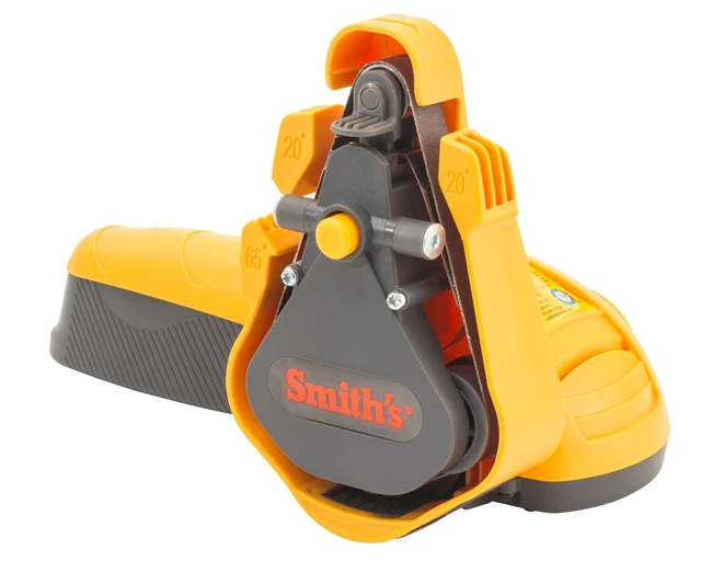 Alt view image 8 of 14 - 50933 Knife & Scissor Electric Belt Sharpener Fine, Medium, & Coarse Belts Straight Edge Blades Handheld Sharpening Workshop & Tool Sharpener
