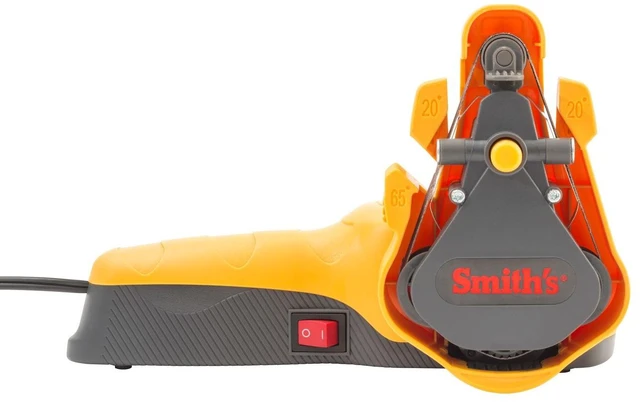 Alt view image 9 of 14 - 50933 Knife & Scissor Electric Belt Sharpener Fine, Medium, & Coarse Belts Straight Edge Blades Handheld Sharpening Workshop & Tool Sharpener