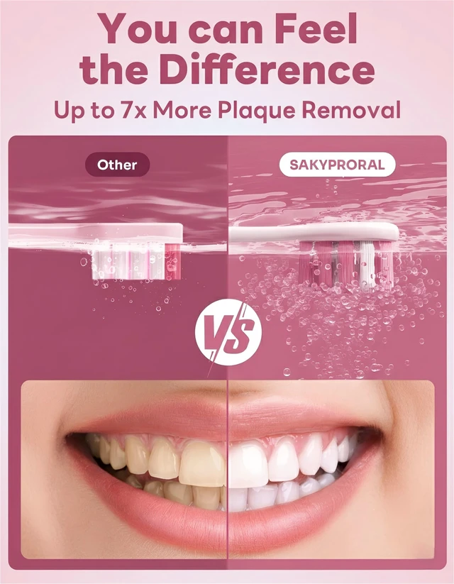Alt view image 12 of 14 - AI Electric Toothbrush for Adults and Kids (Pink-6p) | Instant Brushing Score, 150Days Battery, No App Required, 2 Soft Brush Heads, Travel Case