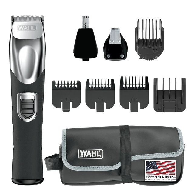 Alt view image 8 of 14 - USA Rechargeable Lithium Ion All in One Beard Trimmer for Men | Hair Trimmer For Beard Grooming, Detailing Edges, Ear & Nose Hair Clean Ups, Multi-Attachment Head Trimmer Model 9854-600B