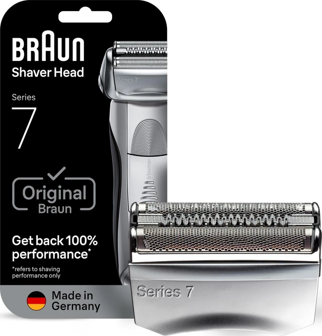 Alt view image 8 of 14 - Series 7 70S Electric Shaver Head Replacement Cassette Silver | Foil and cutter set, fits select electric models, designed for a closer shave