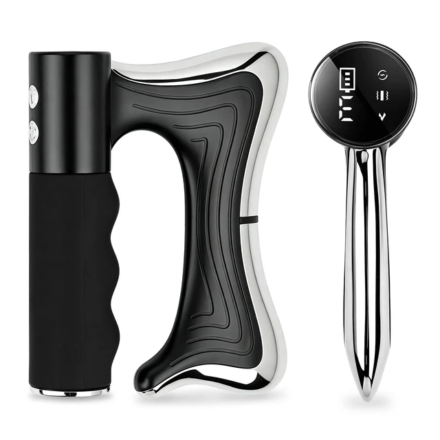 Alt view image 8 of 14 - Heated Muscle Scraper Tool, Electric Fascia Scraper with Heat | Full Body Contouring Device,Wireless Portable Gua Sha Tools Massager for Deep Tissue Recovery & Soreness Relief, Mini Scraper