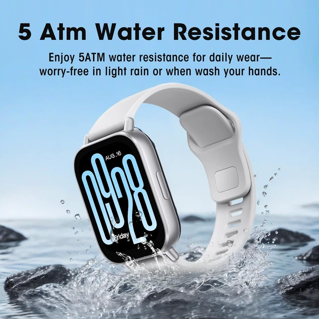 Alt view image 11 of 14 - Active Smart Watch, Step Counter Sport Watch for Women Men with 2" LCD Large Display, 140 Sports Modes, 5ATM Waterproof (Active-Matte Silver)