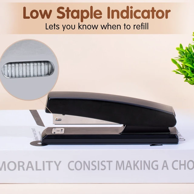 Alt view image 13 of 14 - Stapler, 12 Pack Staplers, 12000 Staples and 12 Staple Removers, Black | Staplers for Desk, 25 Sheet Capacity