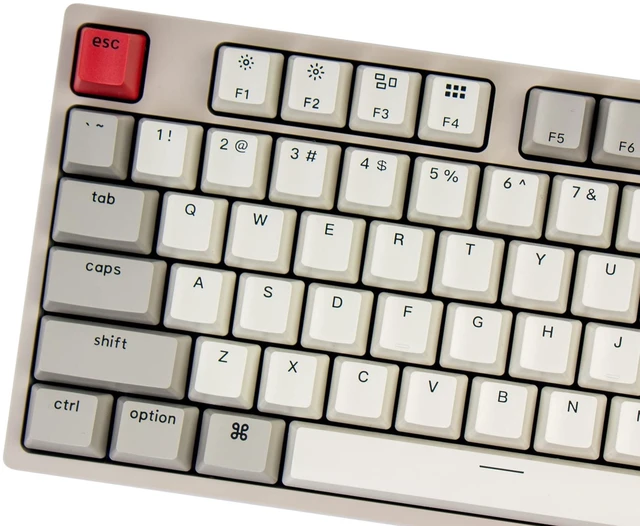 Alt view image 13 of 14 - C2 Full Size Wired Mechanical Keyboard, Brown Switch, Retro | ABS keycaps, USB-C connection, Ergonomic support, Non-backlit design, Compatible with Mac Windows