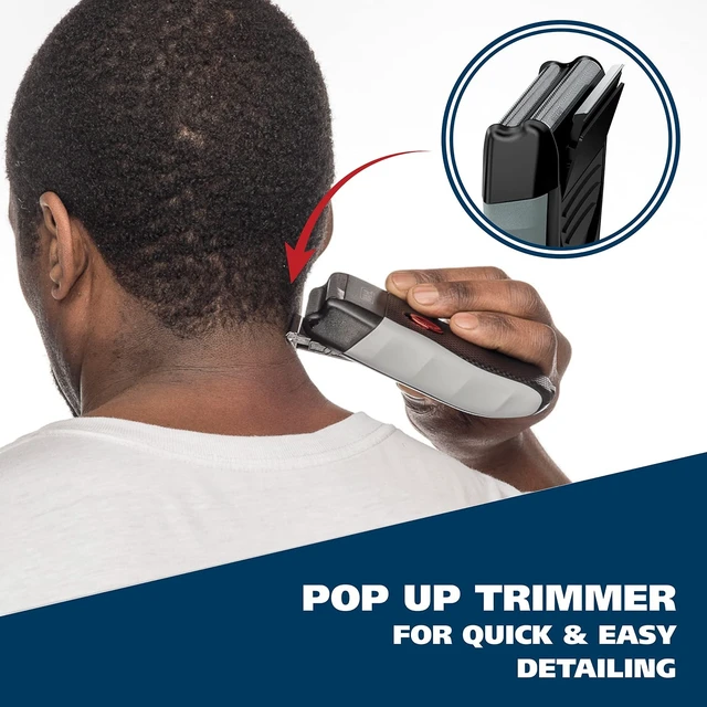 Alt view image 11 of 14 - Bump-Free Rechargeable Foil Shaver with Hypoallergenic Titanium Cutters for Close, Smooth Shaving - Model 7339-300