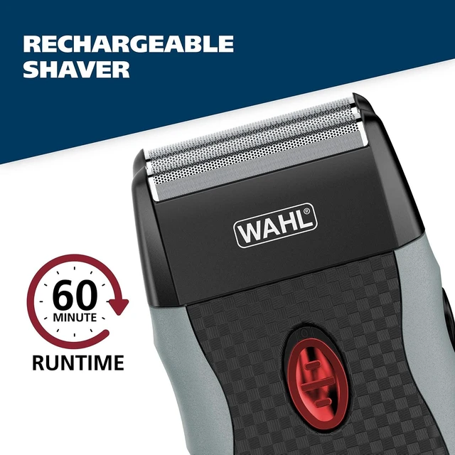 Alt view image 13 of 14 - Bump-Free Rechargeable Foil Shaver with Hypoallergenic Titanium Cutters for Close, Smooth Shaving - Model 7339-300