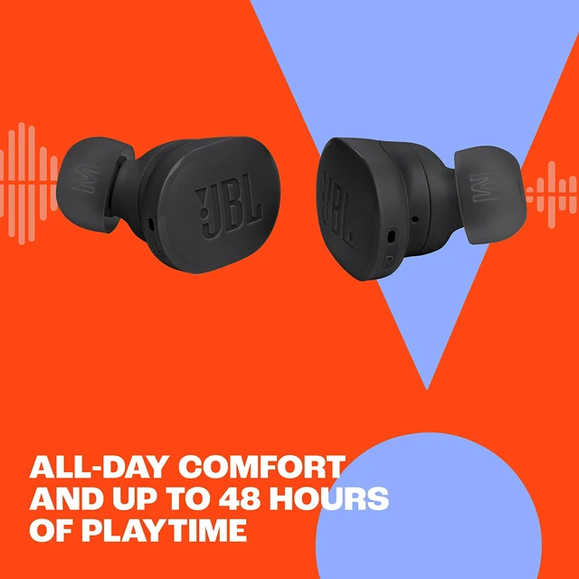 Alt view image 11 of 12 - Tune Buds - Noise Cancelling Earbuds - Black | Pure Bass Sound, Bluetooth 53 with LE audio support, Active Noise Cancelling with Smart Ambient