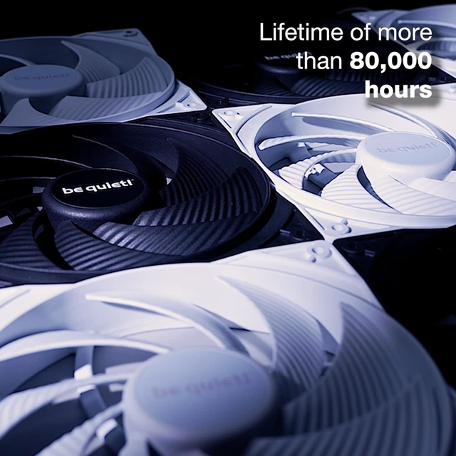Alt view image 12 of 14 - Pure Wings 3 120mm PWM High-Speed Case Fan, Maximum Airflow | Speed-regulating Closed Loop Motor, Extraordinary Air Pressure, Gaming PC Computer Air Fan, Very Quiet Operation