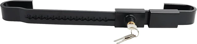 Alt view image 10 of 14 - Adjustable Heavy-Duty Steel Shipping Container Lock Cargo Door & Trailer Box Lock with 2 Keys