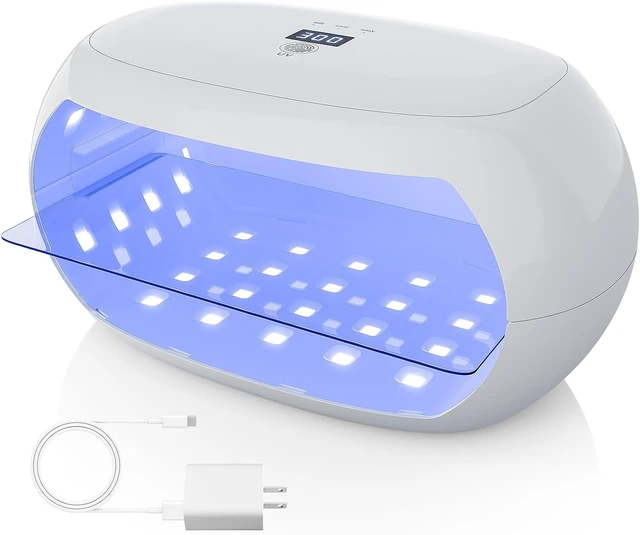 Alt view image 8 of 14 - 360° Ring Dual-Layer UV Resin Light with 56 LED High-Powered Lamp Adjustable Time Setting (1/3/5min), Fast Curing for Resin Molds, DIY Crafts & Decor