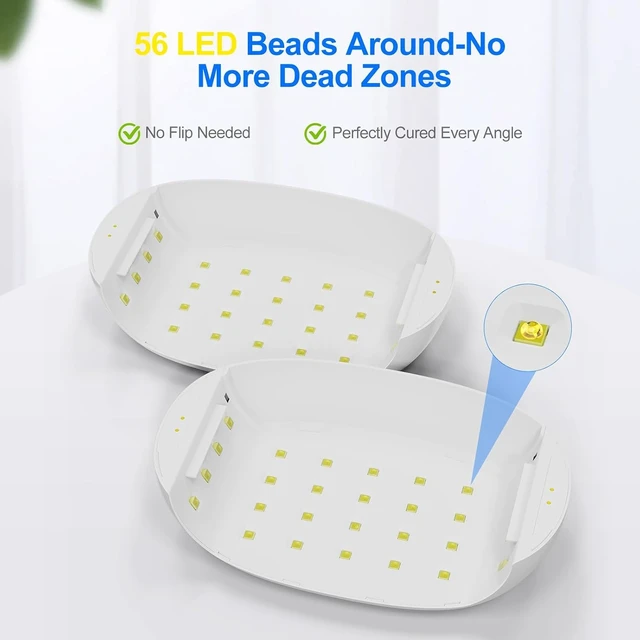 Alt view image 10 of 14 - 360° Ring Dual-Layer UV Resin Light with 56 LED High-Powered Lamp Adjustable Time Setting (1/3/5min), Fast Curing for Resin Molds, DIY Crafts & Decor