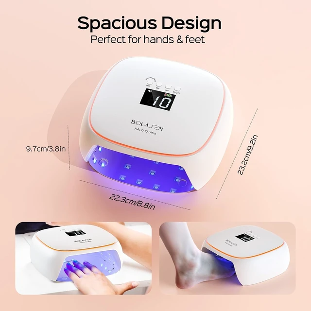 Alt view image 13 of 14 - USB-C Cordless Rechargeable UV LED Nail Lamp for Salon & Home