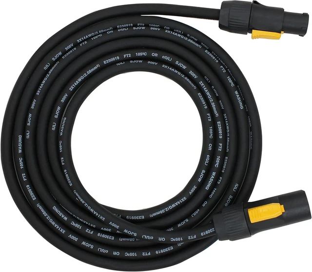 Alt view image 6 of 10 - 10Feet Professional Compatible powerCON True1 Male to Female Power True 14WAG Extension Cable(10-Ft, 1 Pack)