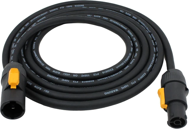 Alt view image 7 of 10 - 10Feet Professional Compatible powerCON True1 Male to Female Power True 14WAG Extension Cable(10-Ft, 1 Pack)