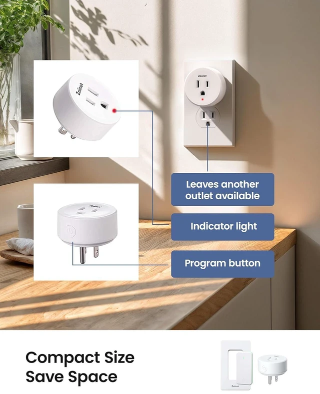 Alt view image 10 of 14 - Remote Control Outlet Plug Switch, Buckle Design & Removable Wireless Light Switch, 300 ft, 15A/1500W, Programmable, for Household Appliances(3 Pack)