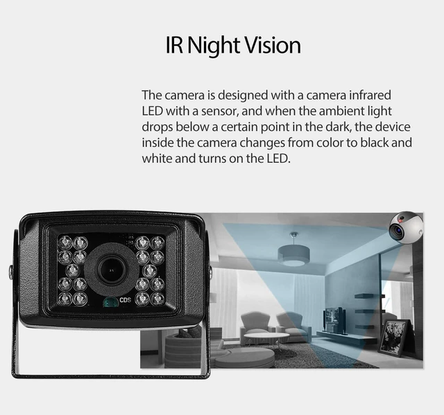 Alt view image 10 of 14 - HD 5MP Mini POE IP Camera,Indoor/Outdoor Security Mini IP Camera IP65 Waterproof 18 pcs LEDs IR Night Vision 3.6mm Lens,Small POE P2P Video Cam,Motion Detection (I704-P-HS)