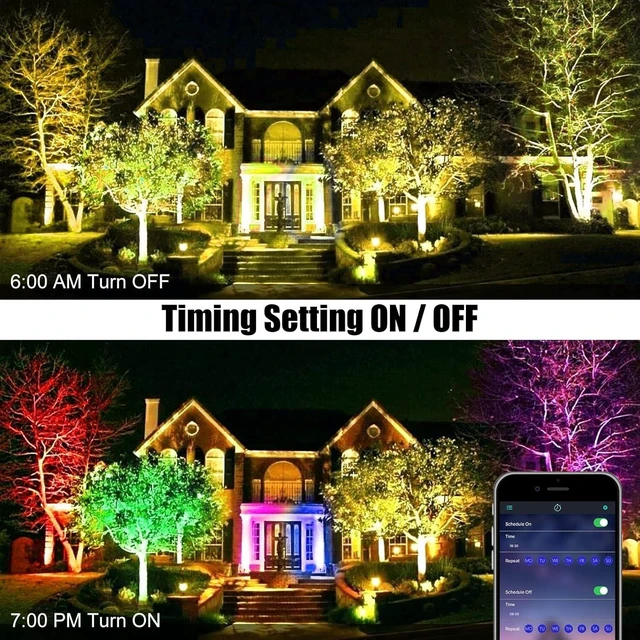 Alt view image 10 of 14 - 2 Pack 50W 96 LED RGB Light Bars Waterproof IP66 Smart APP/Remote Control Wall Washer Lights DIY 16 Millions Colors LED Light Bars for Room Stage Lighting Garden Outdoor Indoor